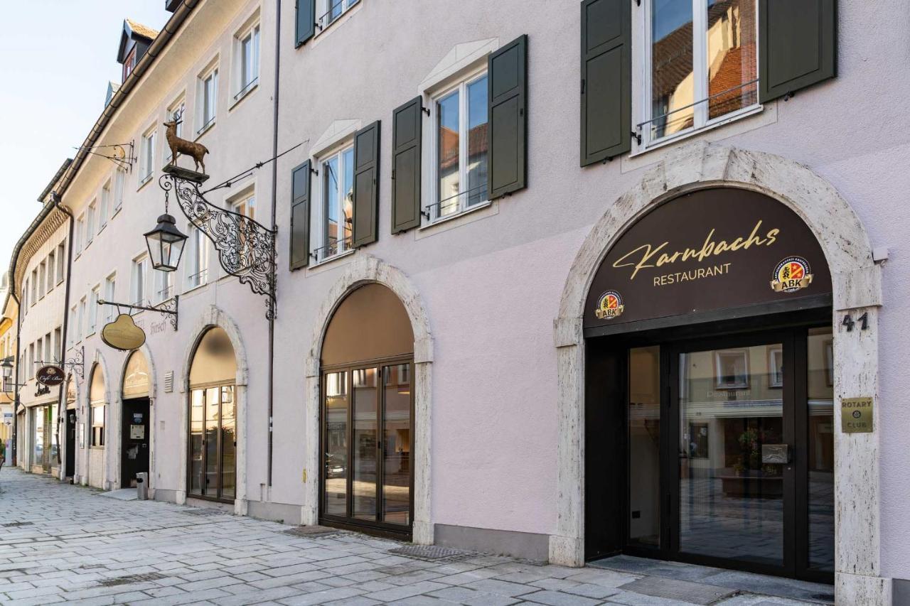 Hotel Goldener Hirsch Kaufbeuren Exterior foto
