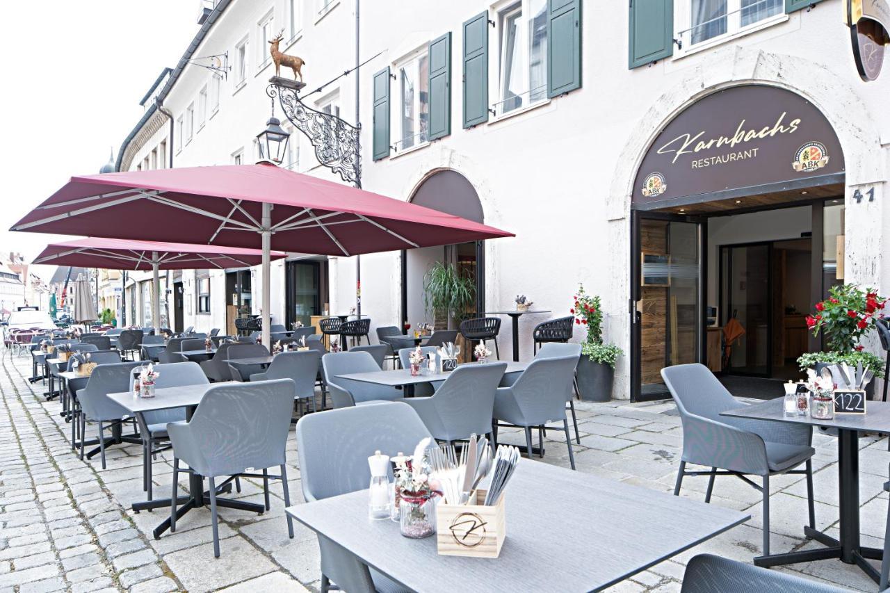 Hotel Goldener Hirsch Kaufbeuren Exterior foto
