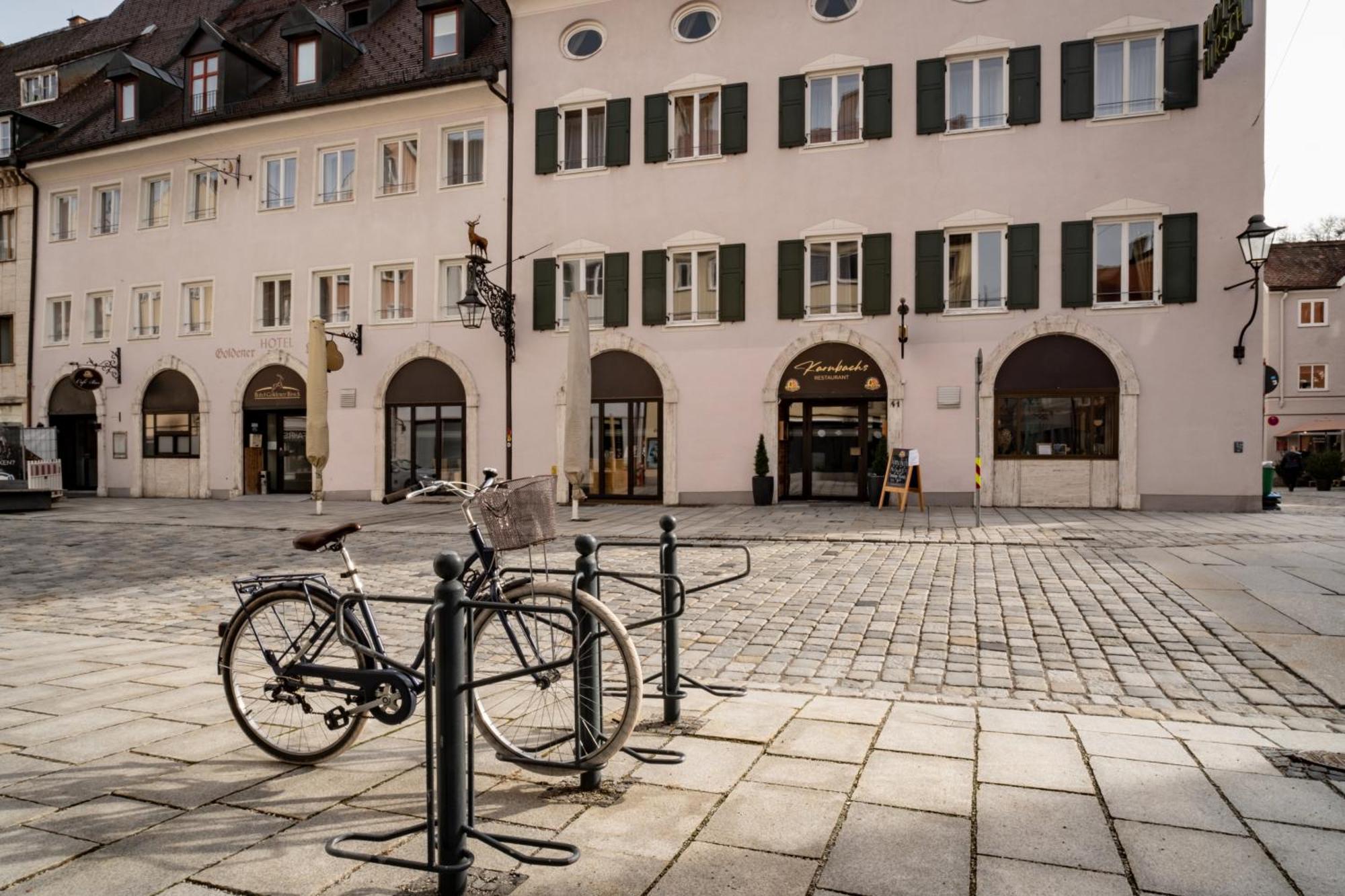 Hotel Goldener Hirsch Kaufbeuren Exterior foto