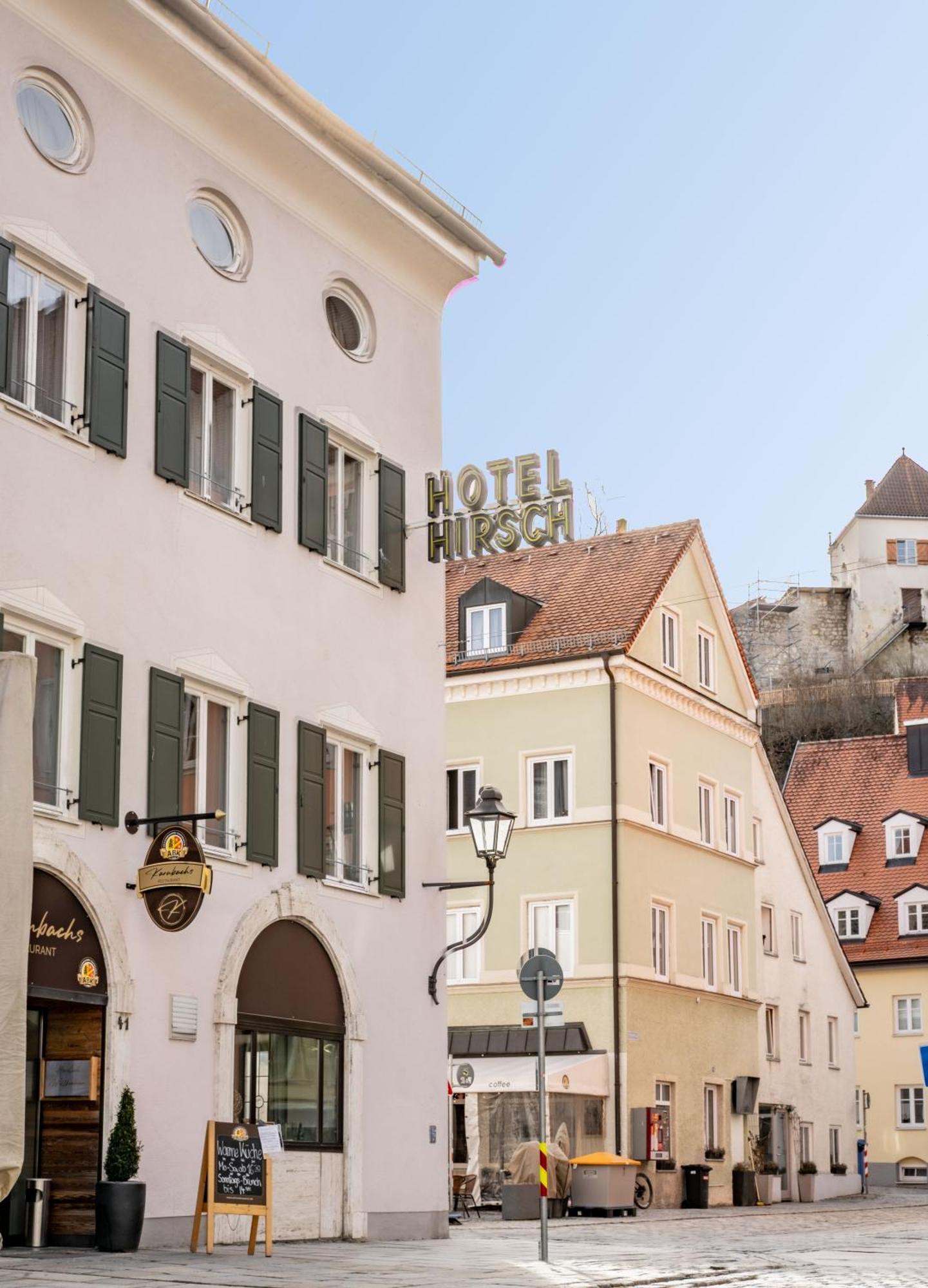Hotel Goldener Hirsch Kaufbeuren Exterior foto